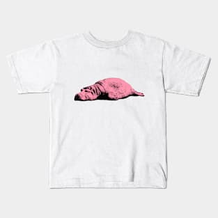 Pink Hippo Kids T-Shirt